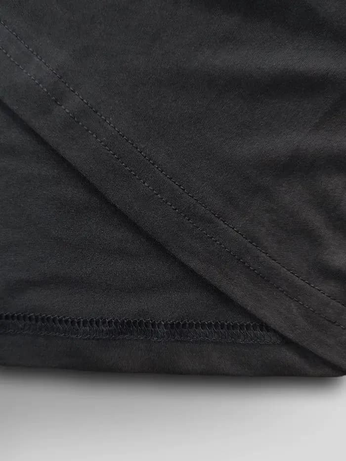 BAD OMENS lettre motif col rond femmes T-shirt à manches courtes mode imprimé demi