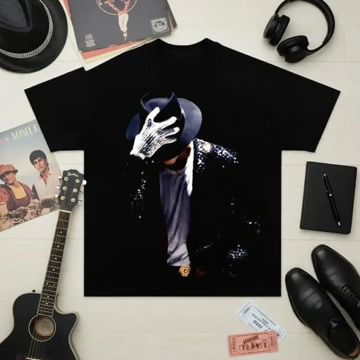 T-shirt à imprimé graphique Hot Salute To Michael Jackson MJ pour femmes et hommes, col rond, coton, décontracté, surdimensionné, streetwear, été, nouveau tee-shirt
