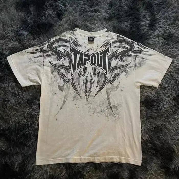 Tapout nouveaux hommes vêtements haute rue Hip Hop à manches courtes t-shirt Couple rue marque ample