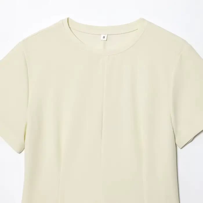 HXAO t-shirt femme jaune violet haut femmes été 2025 décontracté hauts à manches courtes col rond coupe ajustée