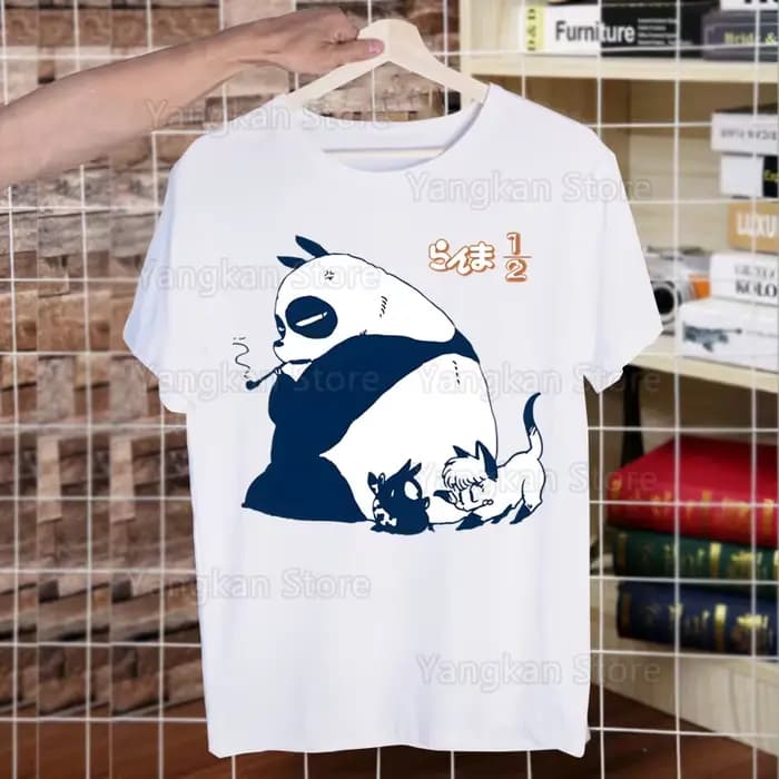 Ranma 12 T-shirts été hommes/femmes Hip Hop drôle impression Ranma 1⁄2 t-shirt Streetwear t-shirt à