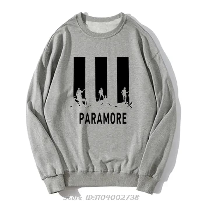 PARAMORE AFTER LAUGHTER-Sweat à Capuche Silhouette pour Homme, Streetwear Décontracté en Coton, Vêtement Imprimé Amusant, à la Mode