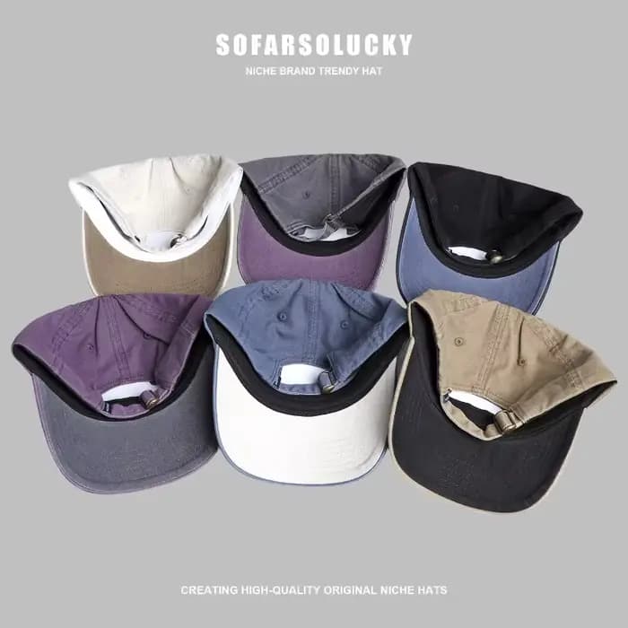 Casquettes de Baseball anciennes délavées rétro Harajuku pour hommes et femmes