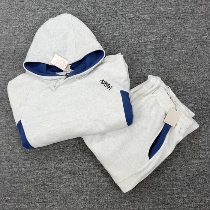 Sweat-shirts à capuche Mertra Splice Color avec logo brodé