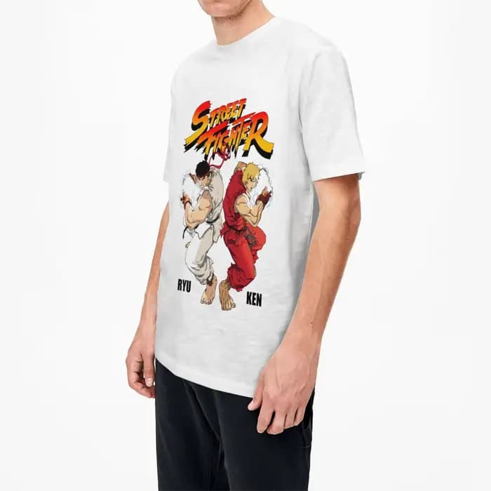 T-shirt Ken Vs Ryu Street Fighter pour hommes et femmes