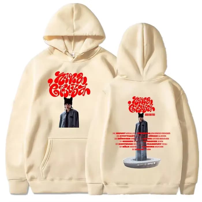 Arena Tour 2025 Nina Chuba sweats à capuche Sudaderas Para Mujer hiver femmes hommes vêtements chanteur impression
