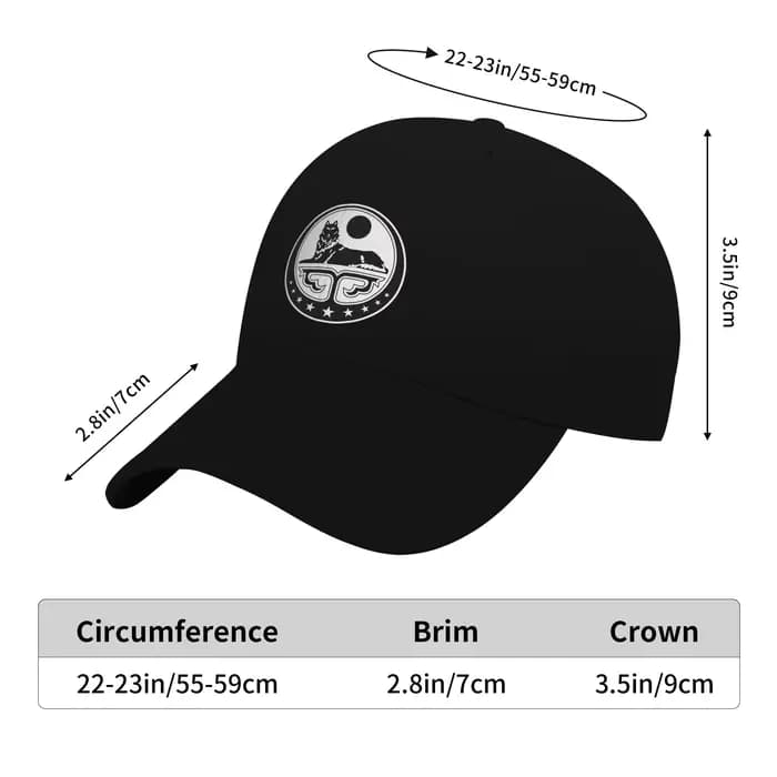 Casquette de baseball avec armoiries de la Tchétchénie, casquette de camionneur tendance pour hommes et femmes, design respirant, casquette snapback pour l'extérieur et la salle de sport, cadeau