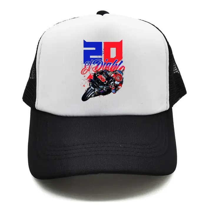 Fabio Quartararo El Diablo 20-Casquette de camionneur pour hommes et femmes