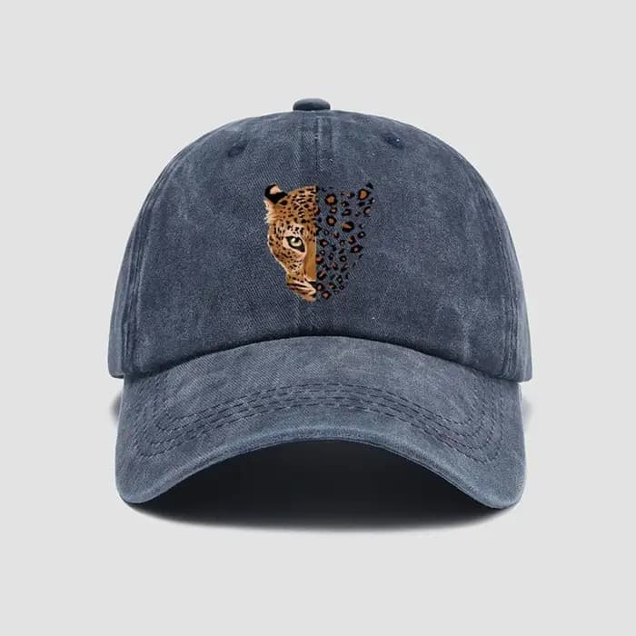 Casquette de baseball à imprimé léopard à la mode – Conception réglable