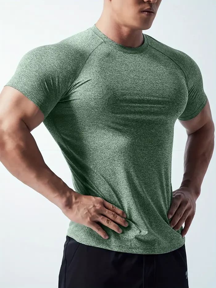 T-shirt pour homme, t-shirt de fitness pour homme