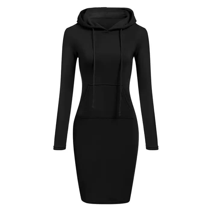 Robe à Capuche PVD pour Femme, Vêtement d'Automne