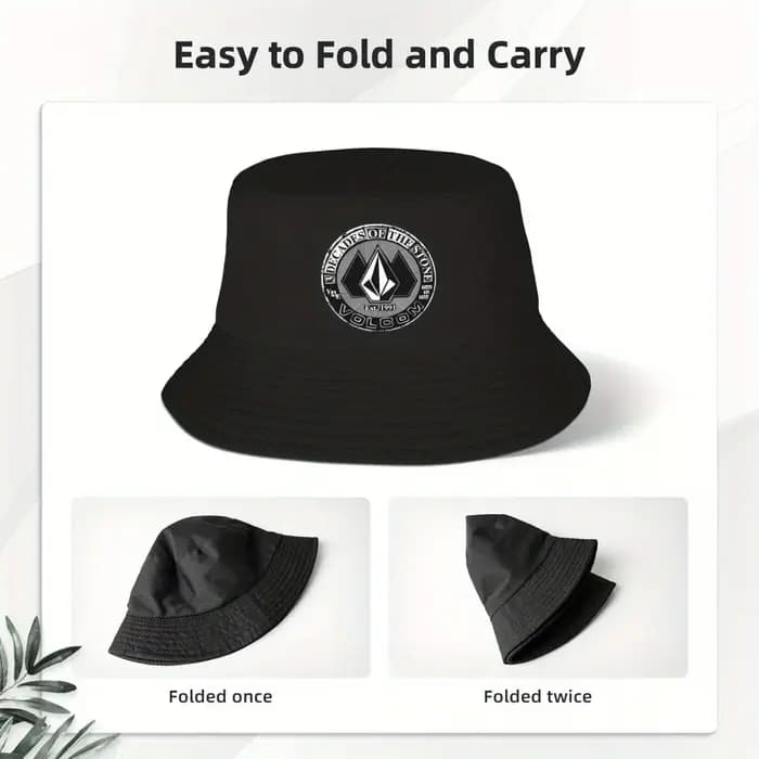 Nouveau chapeau bob personnalisé avec logo Volcom pour femmes et hommes