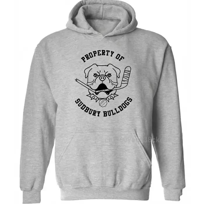 Sweat-shirt à capuche 2026 Property Of Sudbury Bulldogs Shoresy Merch pour hommes et femmes