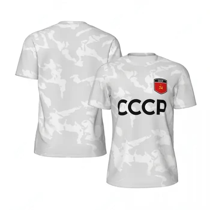 T-shirt à motif CCCP pour homme