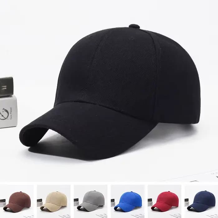 Casquette noire couleur unie Casquette de Baseball casquettes Snapback Casquette chapeaux ajustés dé