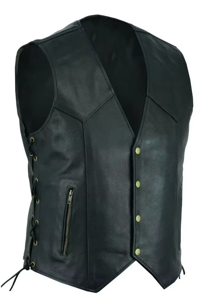 Gilet en cuir Punk mode manteau décontracté moto