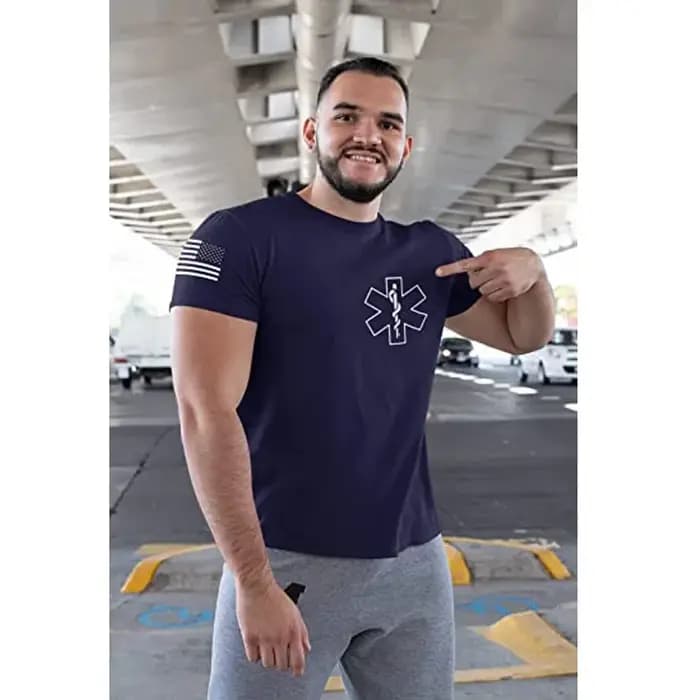T-Shirt de sécurité des forces de l'ordre-Police EMS FBI shérif de sauvetage incendie