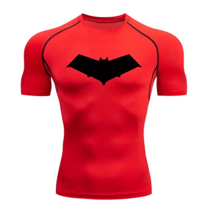 Chemise de Compression chauve-souris large pour hommes