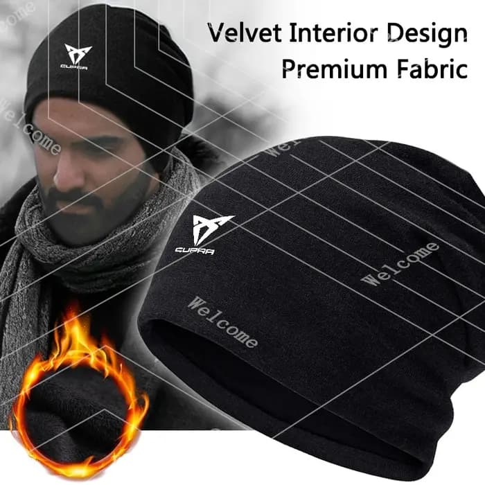 Nouvelle casquette décontractée élastique et épaisse pour l'automne et l'hiver