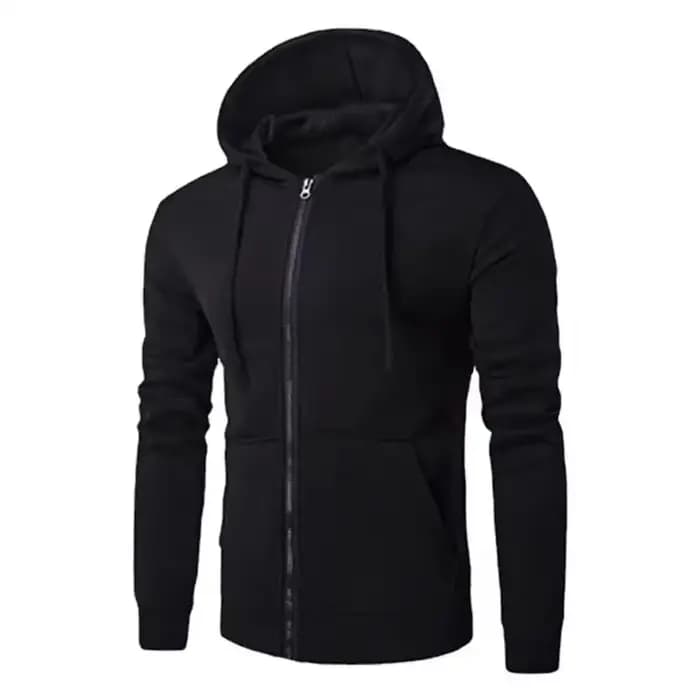 Sweat à capuche ample et décontracté en polaire pour hommes