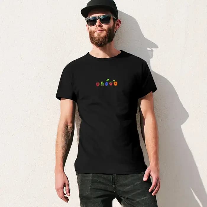 T-shirt Fruit by Eric Carle, t-shirt décontracté résistant aux taches