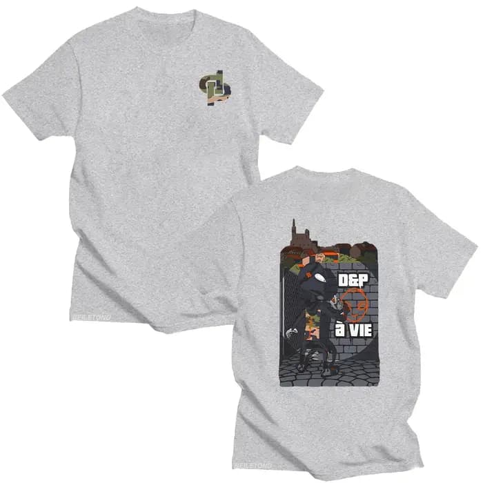 D & p À Vie Box T-Shirt rappeur JuL t-shirts hommes Style de rue pur coton