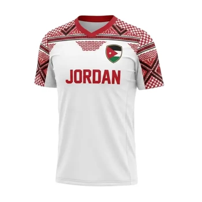 T-shirt de sport de football style Jordan été 2026 respirant et ample à manches courtes pour adulte et enfant