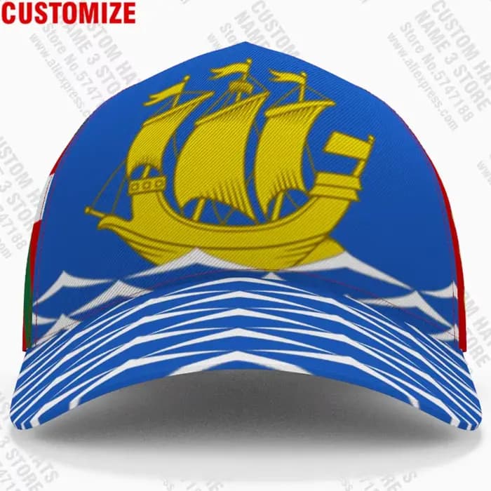 Casquettes de Baseball Saint Pierre Et Miquelon