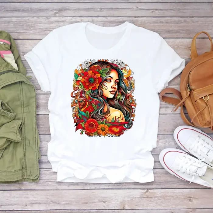 Chicano-Patchs pour vêtements thermocollants pour filles