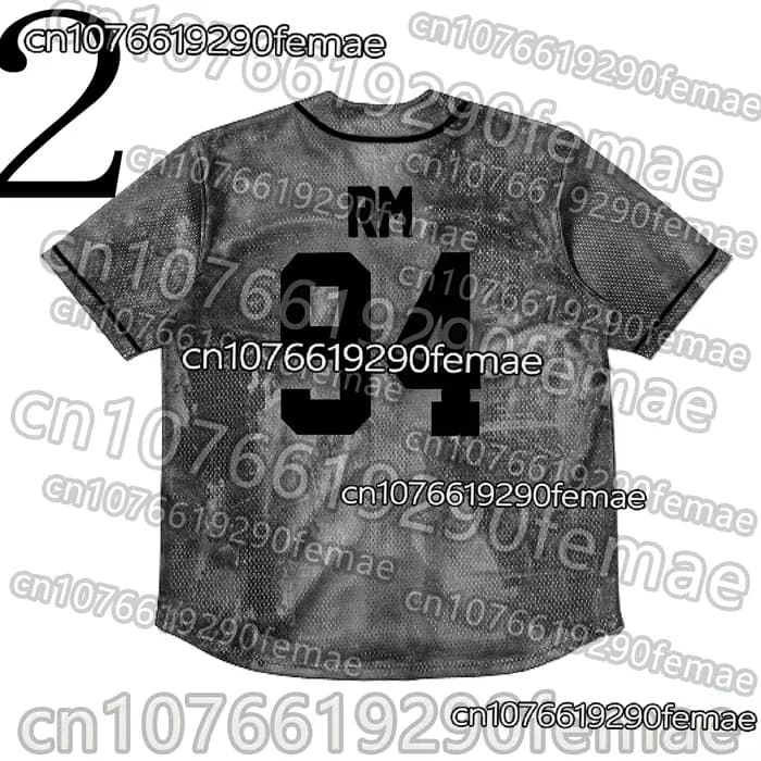 Nouveautés 2026 pour hommes et femmes KPOP # T-shirt de baseball 97, maillot de sport quotidien pour