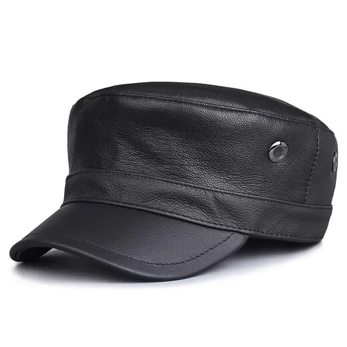 Casquette de Baseball en Cuir group pour Homme