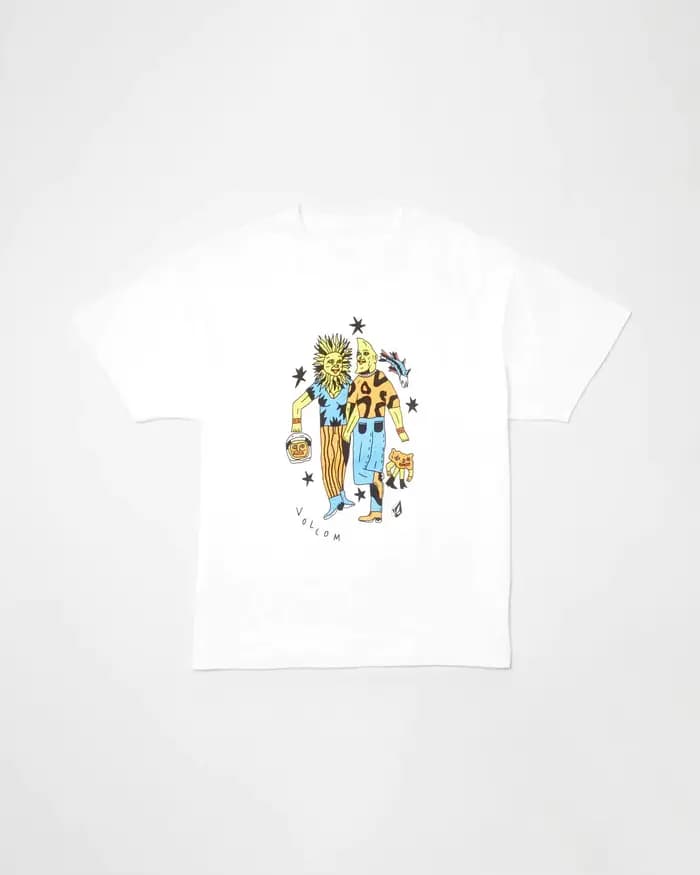 Volcom – T-Shirt en coton pour hommes et femmes, marque de sports extrêmes, skateboard, surf, Street