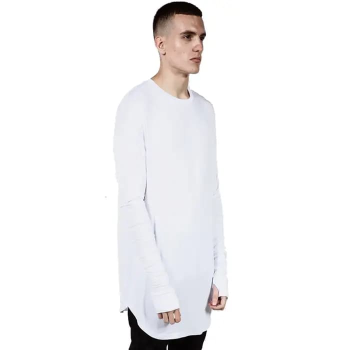 T-shirt à manches longues Hip Hop pour hommes