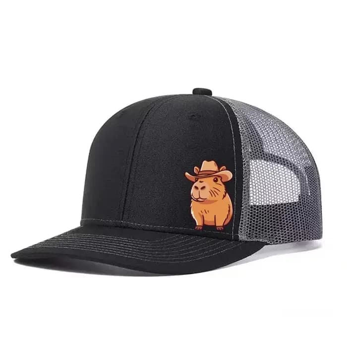 Casquette de baseball ajustable imprimée Capybara