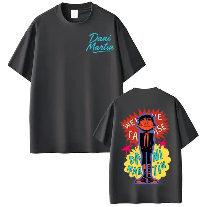 Chanteur Dani Martin mode Vintage graphique T-shirt hommes femmes Harajuku T-shirts à manches courtes coton décontracté