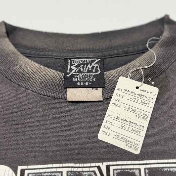 T-shirt vintage Saint de qualité supérieure pour homme et femme