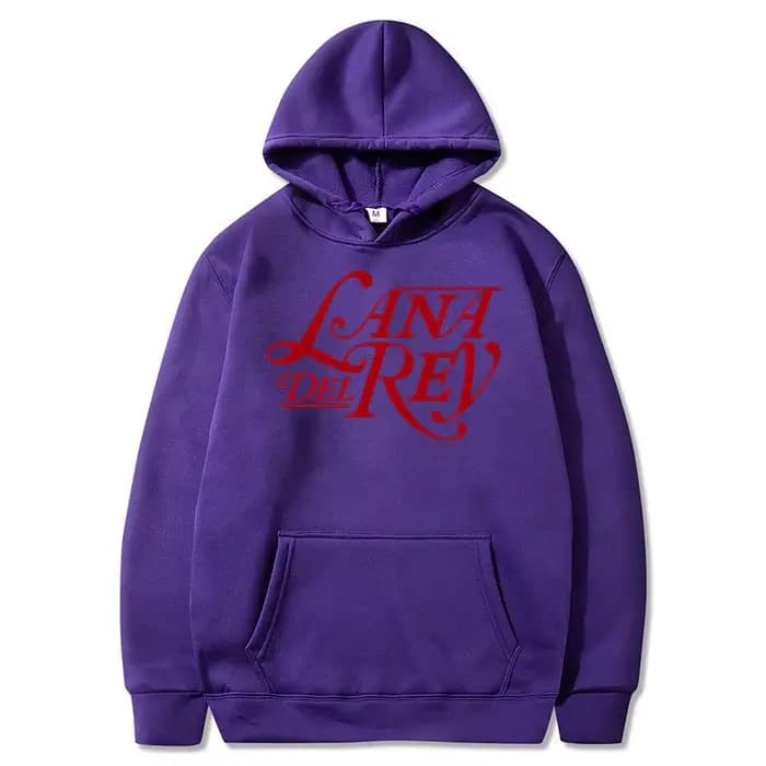 Lana Del Rey Logo sweat à capuche léger hommes mode à manches longues sweats femmes décontracté Harajuku Streetwear