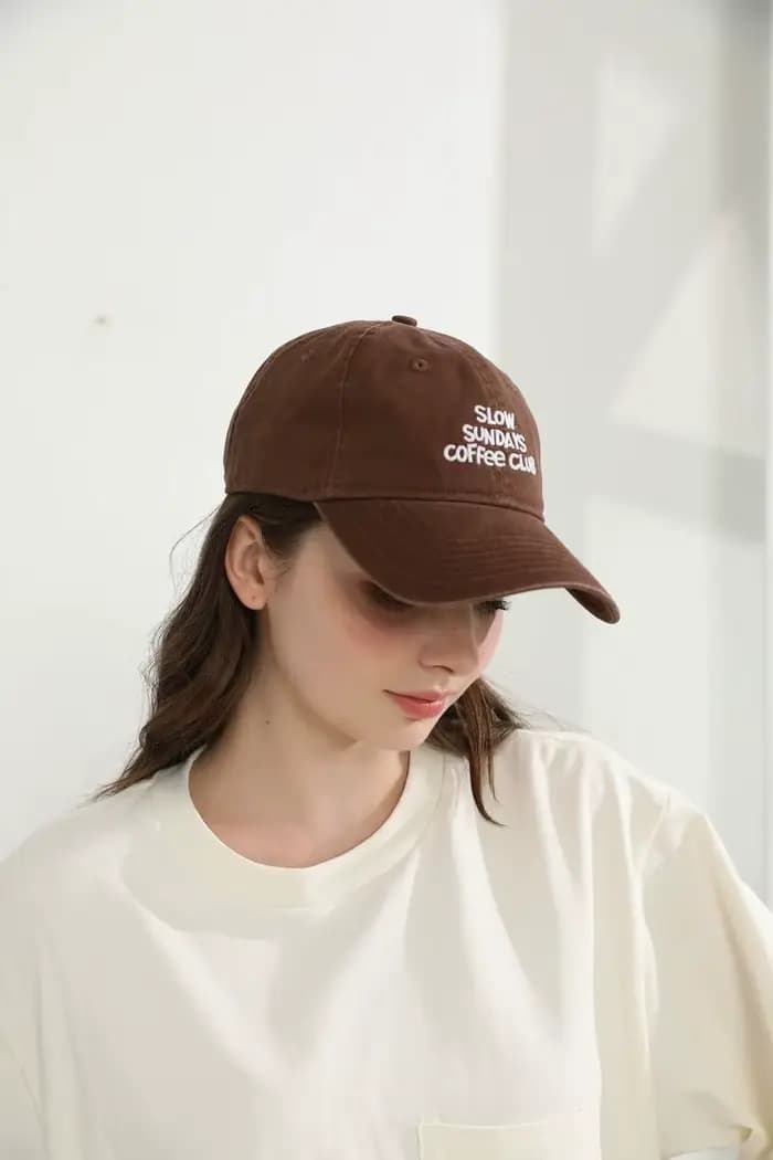 Casquettes de camp de Baseball Coffee Club de marque originale pour hommes et femmes 5 panneaux/6 panneaux chapeau
