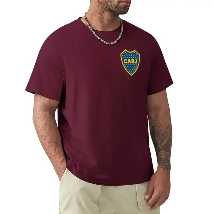 T-shirt Boca Juniors Vintage pour Homme – Col Rond