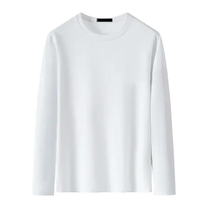 T-shirt en coton à manches longues pour homme