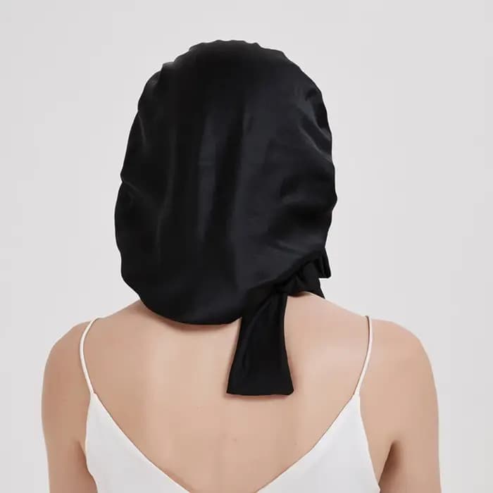 Bonnet de couchage en soie de mûrier 100% pour femmes