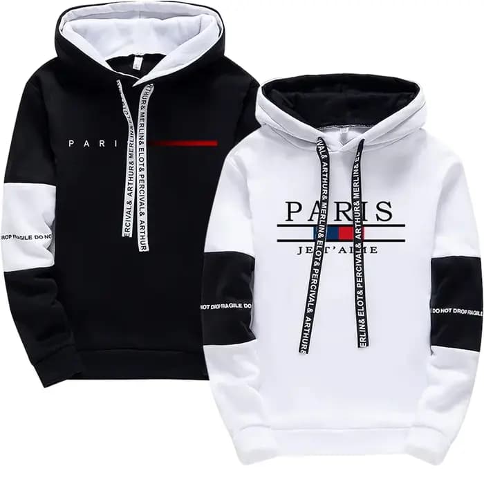 Paris pulls à capuche de mode pour hommes de haute qualité