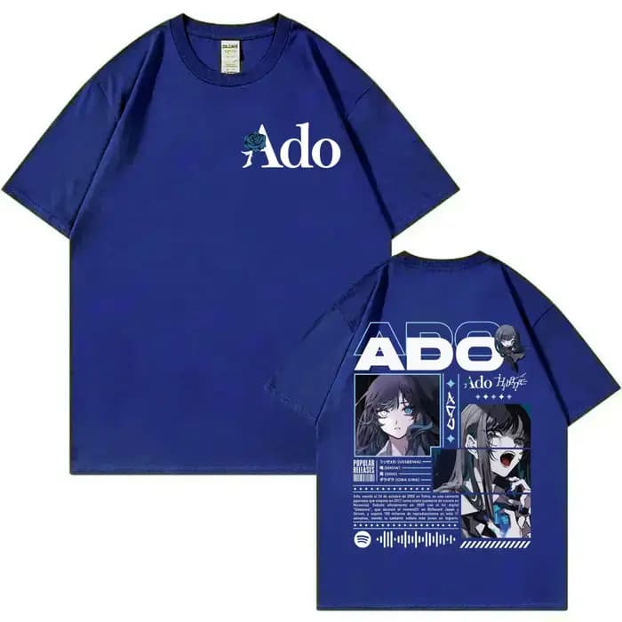 Chanteur Ado Hibana Tour du monde 2025 T-shirts graphiques mode Vintage à manches courtes