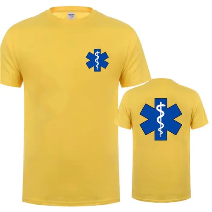 T-shirt imprimé EMT Emergency Ambulance pour hommes et femmes