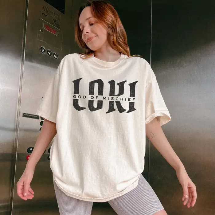 T-shirt d'été pour femme Loki