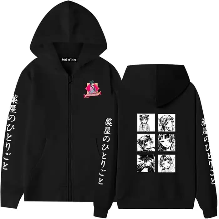 Sweat à capuche Anime Apothecary Diaries pour hommes et femmes