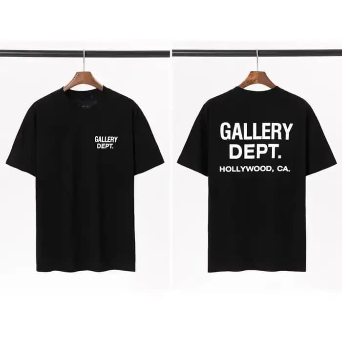 Nouveau T-shirt Homme GALLERY DEPT 2026 Imprimé Coton Grande Taille Streetwear T-shirt Décontracté d