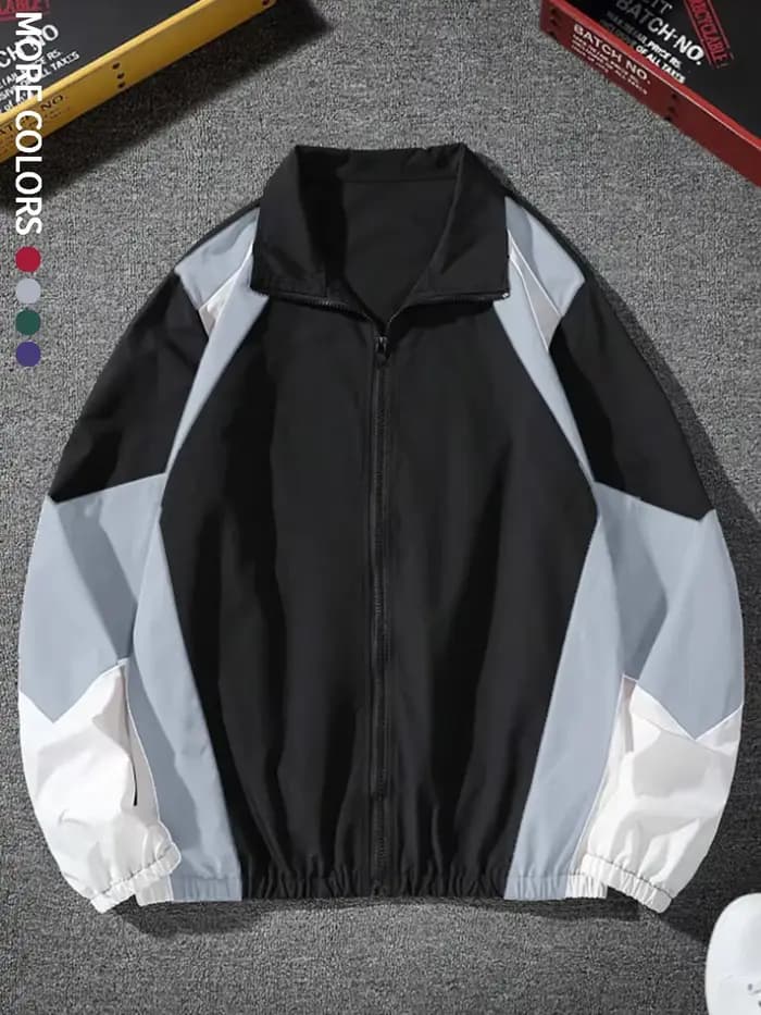 Veste colorée pour hommes, légère, décontractée, voyage, coupe-vent et résistante à l'usure, tissu d