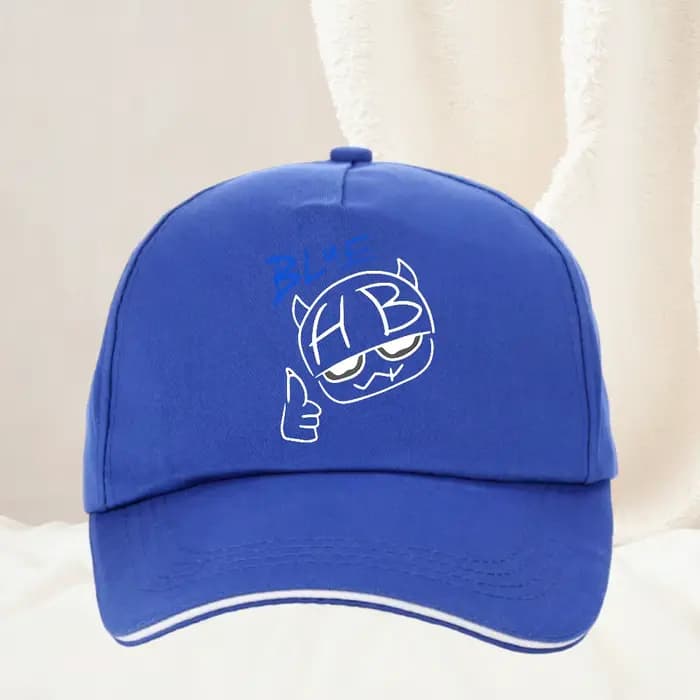 Casquette de baseball bleue Hannah Bahng HB pour hommes et femmes