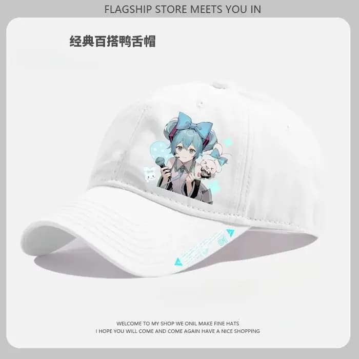 Casquette de baseball Kawaii Hatsune Miku